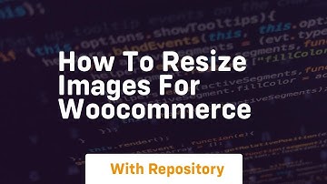 How to resize images for woocommerce