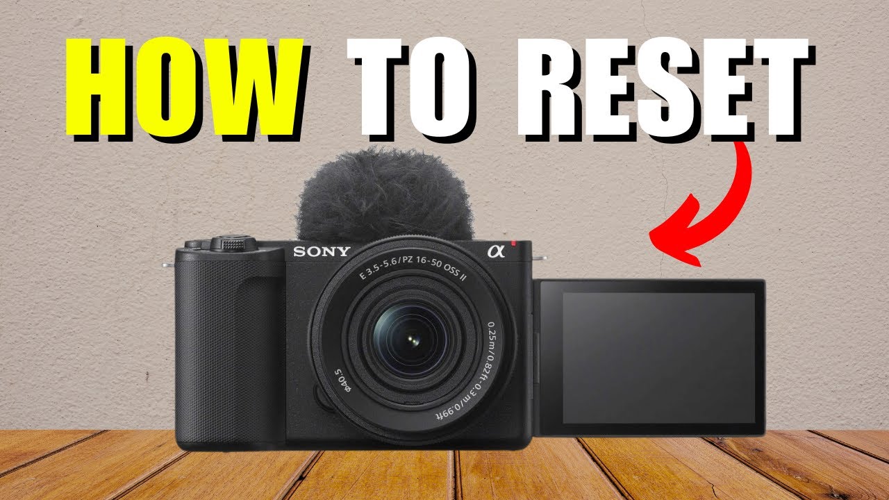 Как сбросить настройки Sony ZV E10 II