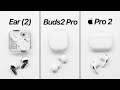 Nothing Ear (2) vs AirPods Pro 2 vs Galaxy Buds 2 Pro - Best 2023 EarBuds?