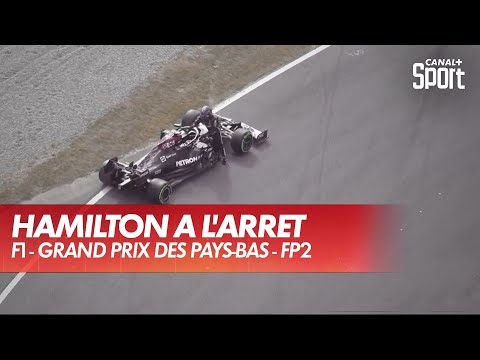 Hamilton à l'arrêt sur la piste en FP3 ! - GP des Pays-Bas