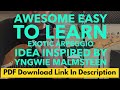 AWESOME Easy To Learn Yngwie Malmsteen Inspired Exotic ARPEGGIO Idea