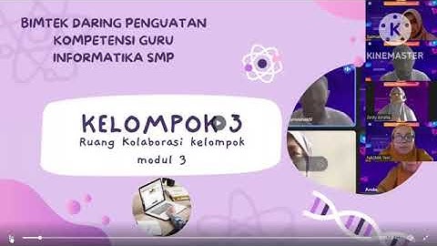 Kolaborasi Modul 3 Bimtek Penguatan Kompetensi Guru Informatika SMP
