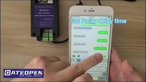 WH-120 PRO GSM GATE OPENER Quick Operation