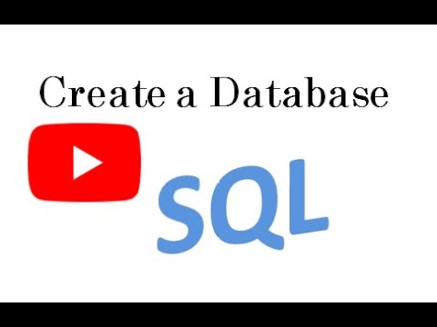 How to Create a Database in SQL Server Management Studio - YouTube