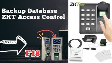 How t backup database on ZKT Access