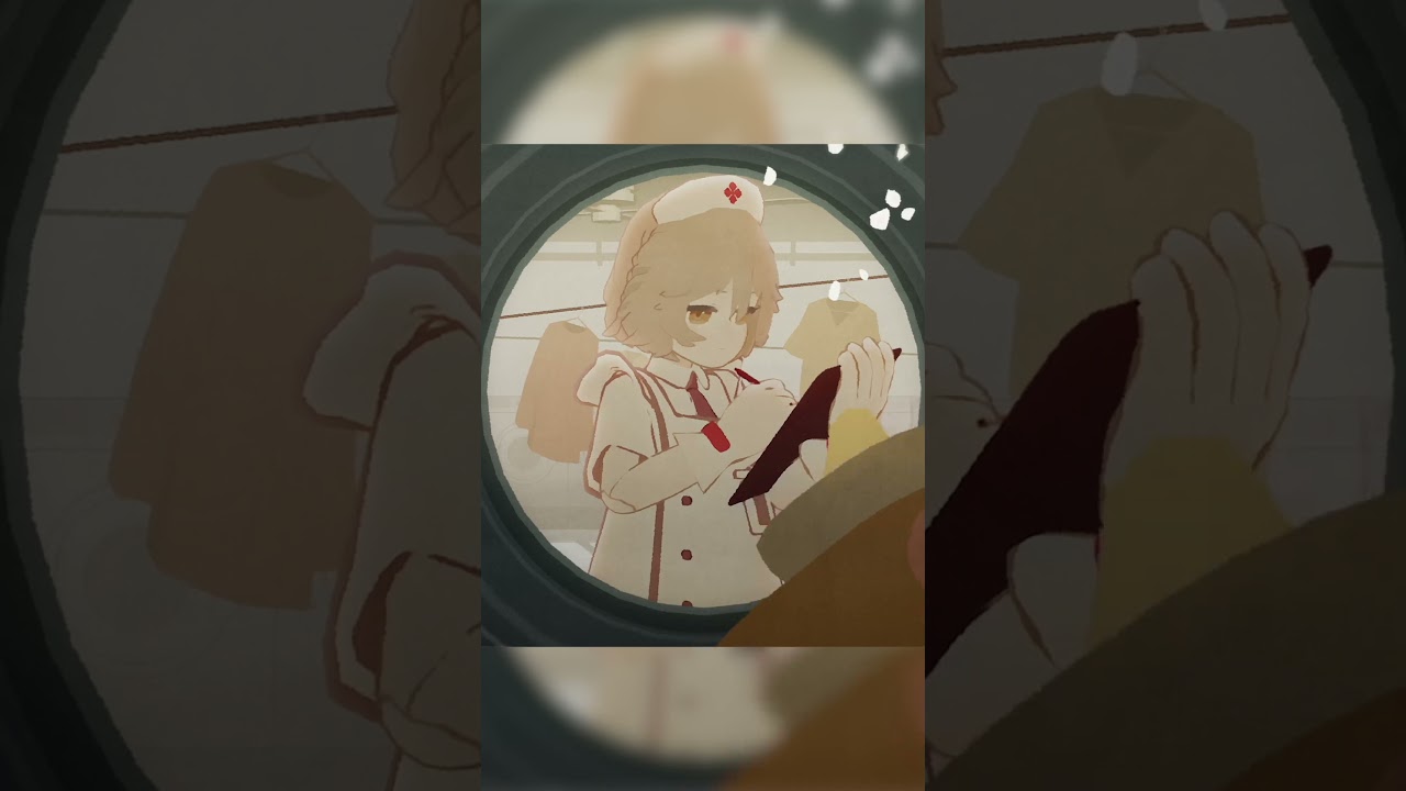 リネン室にいます / 歩く人 feat. ナースロボ_タイプT #shorts #vocaloid