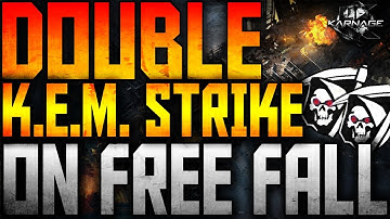 COD: Ghosts - DOUBLE "KEM STRIKE" on "FREE FALL" DLC MAP w/ AK-12! (COD Ghosts Gameplay)
