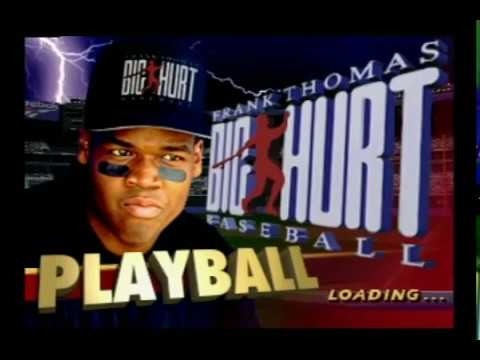 FRANK THOMAS BIG HURT BASEBALL SEGA SATURN