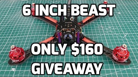 How To Build A Budget 6 inch FPV Freestyle Quadcopter Drone // Giveaway