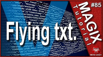 Magix Video Deluxe 2021 • Flying Letter • TEXT Animieren • Tutorial • deutsch