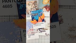 pantone postcards ♡ mixed media fun