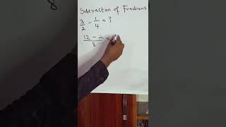 Subtraction of Fractions | Fractions | Maths Tricks: Guide to SSC CGL Syllabus, Vedic Maths, Indices