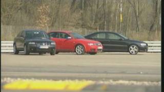 Volvo S60 R vs. Audi S4 vs. VW Passat W8 Reichlich Power in