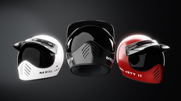 Motorcycle Helmet - Blender 3D Product Animation