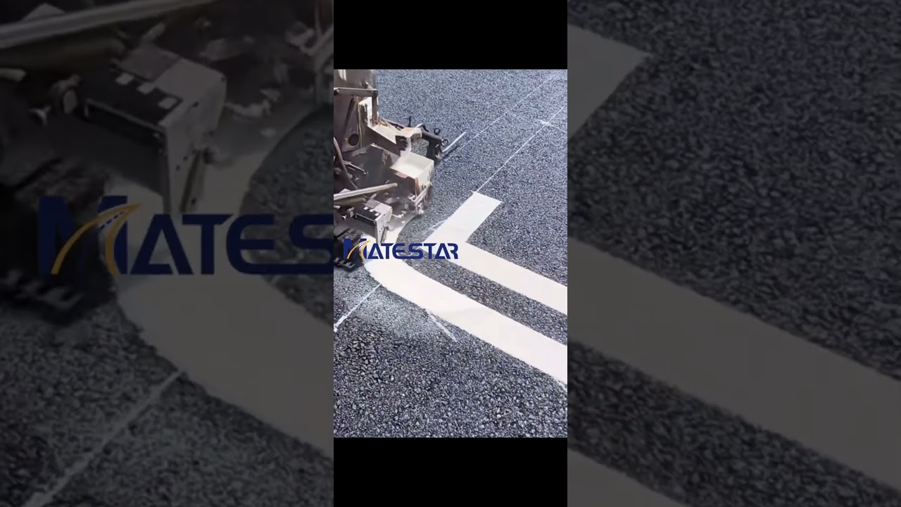 White Thermoplastic road marking paint with high-reflective and durable 