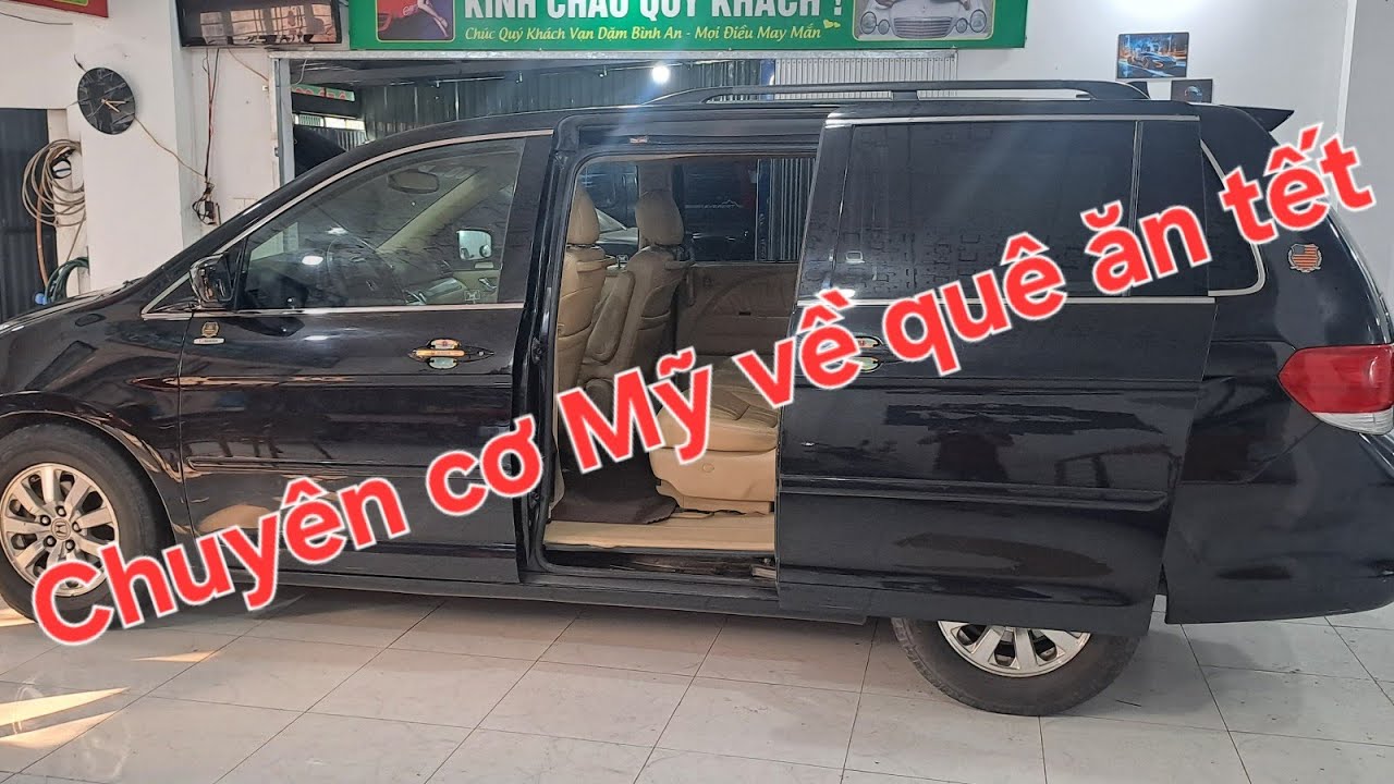 XE MỸ về quê HONDA odyssey EXL 2008 chuyên cơ mặt đất chỉ 10l/100km.LH 0909402062