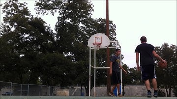 Ginobili doin work (Ugliest shot in America)
