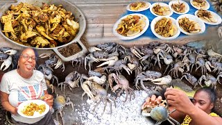 One of the most epic crab hunting and cookout on a rainy day