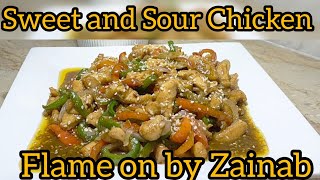 Sweet and Sour Chicken by Flame on by Zainab