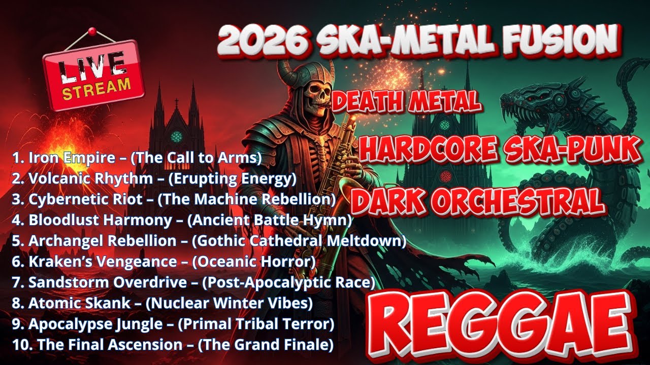 24/7 AGGRESSIVE SKA-METAL 2026 | The Dark Roots Revolution | High Energy Beats