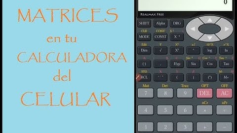 Operaciones con matrices en Android (app Real Max Free)