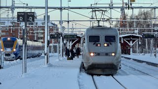 Tåg i Sundsvall | Vinter & snö