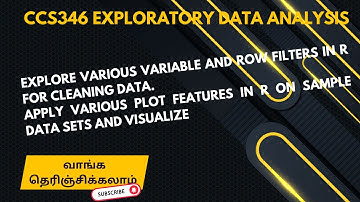CCS346 EDA(ExploratoryDataAnalysis):Data Cleaning and Visualization in RVariable&RowFilterswithPlots