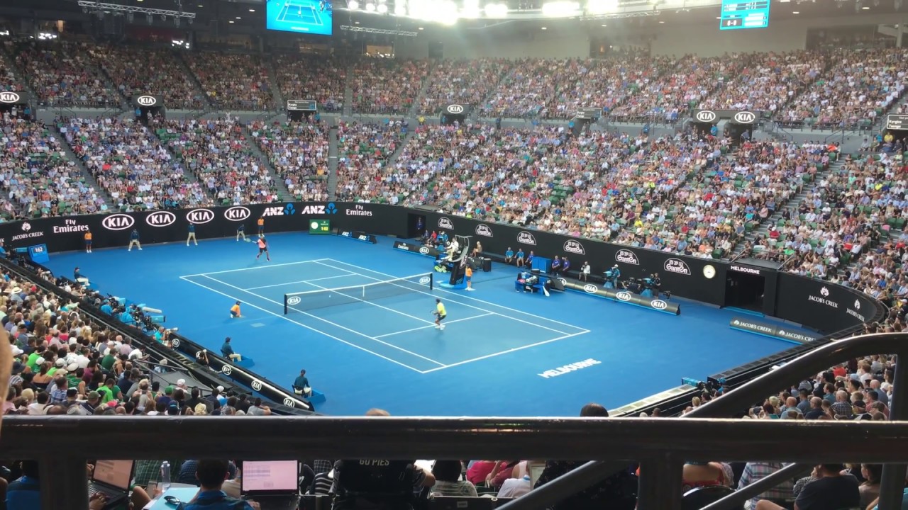 Australian Open 2018 Rod Laver Arena Kyrgios vs Tsonga Melbourne Australia YouTube Australian Open 2018 Rod Laver Arena Kyrgios vs Tsonga Melbourne Australia YouTube
