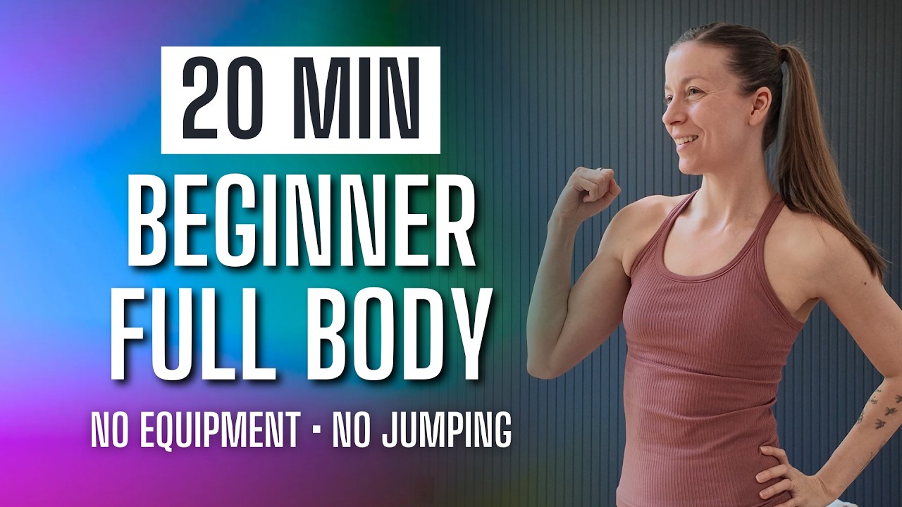 20 Min BEGINNER FULL BODY Workout Without Equipment | No Repeat, No ...