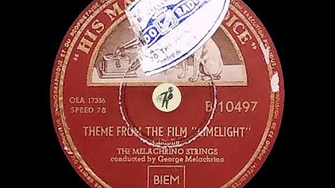 The Melachrinostrings -  Theme from the film Limelight