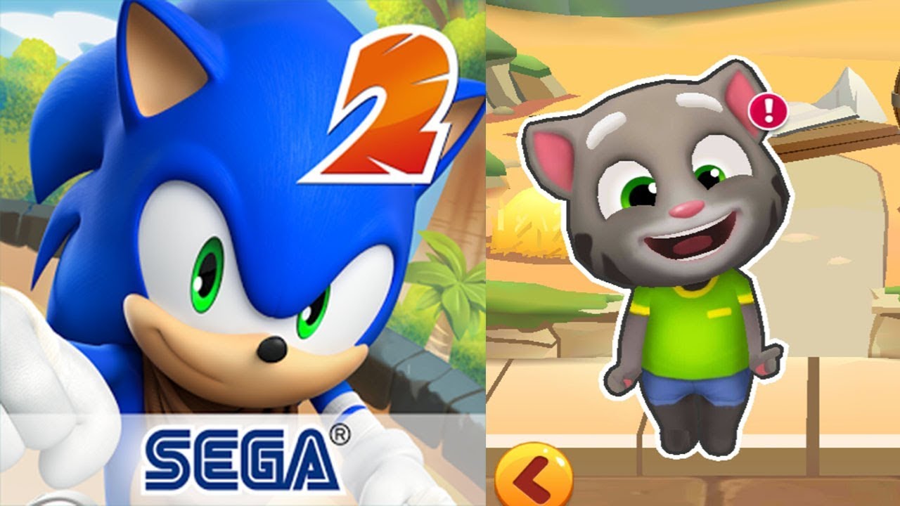 Sonic Dash 2: Sonic BOOM VS Talking Tom Gold Run || Android iPad iOS ...