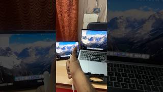 How to mirror Macbook screen onto iPad wirelessly | Apple sidecar | #tech #techshorts  #technology