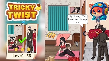 Tricky Twist Puzzle – Level 55 help the bride clean the room for the wedding Walkthrough Solutions