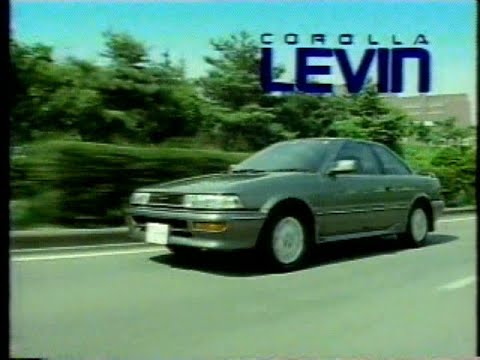 トヨタ レビン・トレノ CM 1990 TOYOTA LEVIN/TRUENO