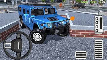 New Parking-School 2025 - 4x4 Hummer Multi-Level Hardest Parking License! Car Game Android Gameplay