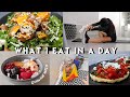 What I Eat In A Day | Overnight Oats, Groceries, Go To Kale Salad +more! | (vlog style)