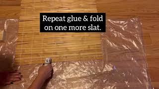 Information Shorten bamboo blind and make valance News