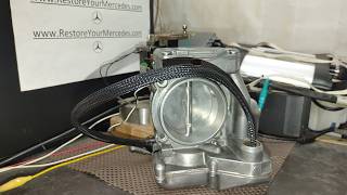 Mercedes 600SL passenger side throttle actuator repair. Work in progress 0001415625