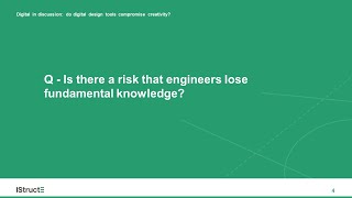 Question 3 - Digital in discussion: do digital design tools compromise creativity?