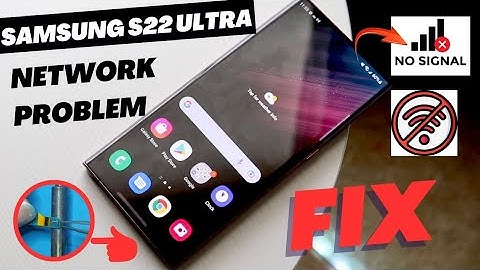 How To Fix No Service/No Signal Problem | How to Solve Network No Service Problem Samsung S22 Ultra