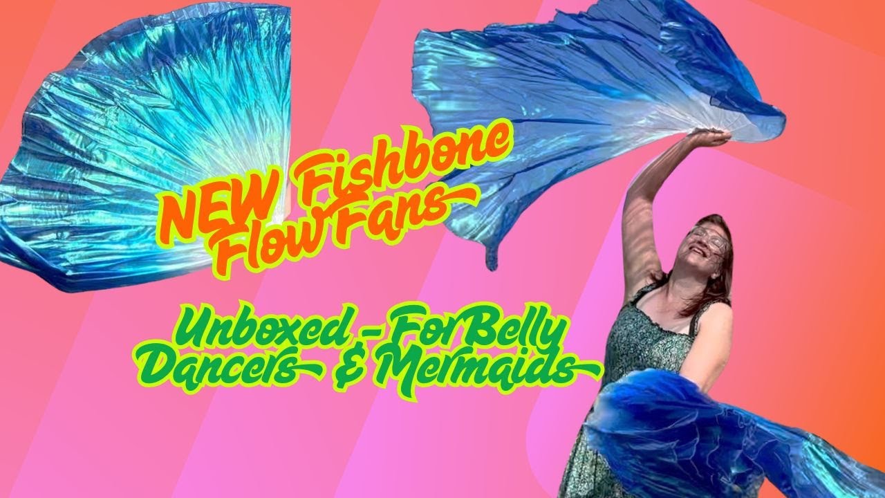 You've NEVER seen Flow Fans for Belly Dance and Mermaids like this