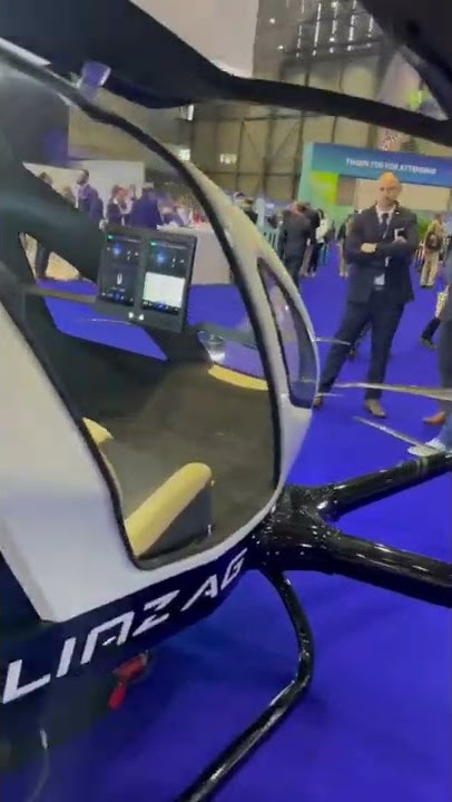 The Linz AG Taxi Drone at EBACE 2022 in Geneva