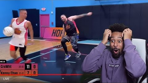 THIS GOT ME OUT OF MY SEAT! Kenny Chao Vs Crswht 1v1 Basketball..