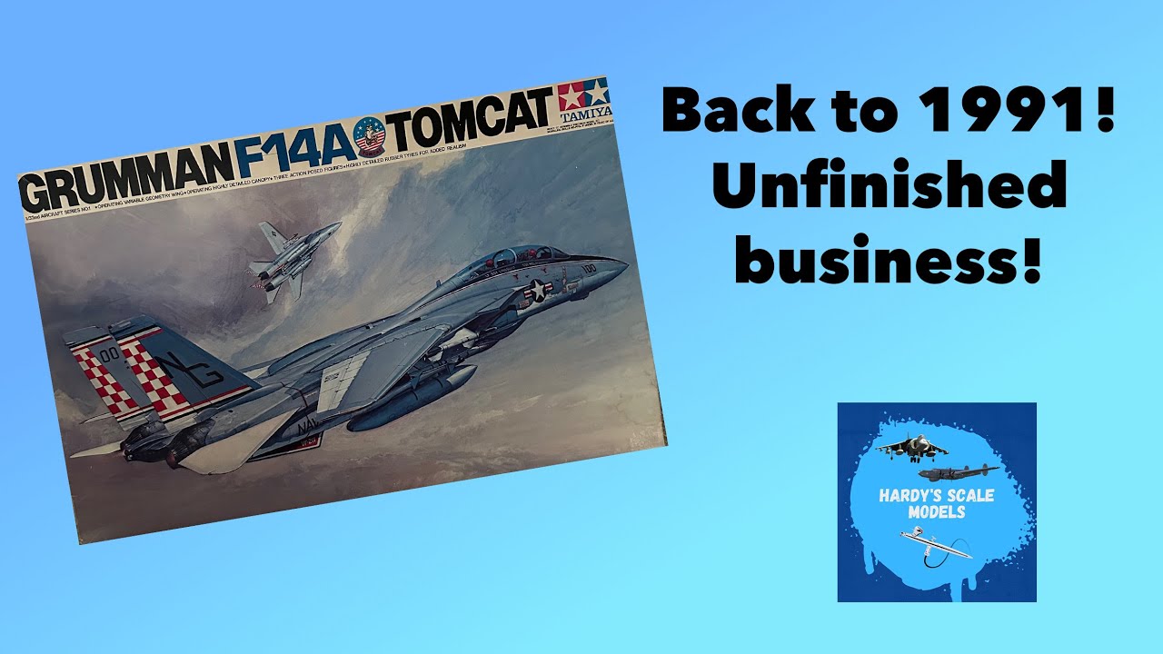 VINTAGE Tamiya 1/32 scale F-14A Tomcat - old kit but still a