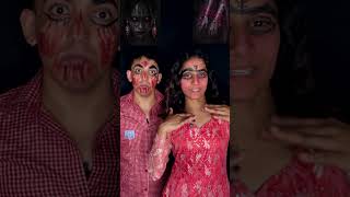Pink Bhoot🩷💀 Vs Red Bhoot 👹🧟♂️☠️Look Challenge🌸 Prashant Sharma #shorts #ytshorts #bhoot