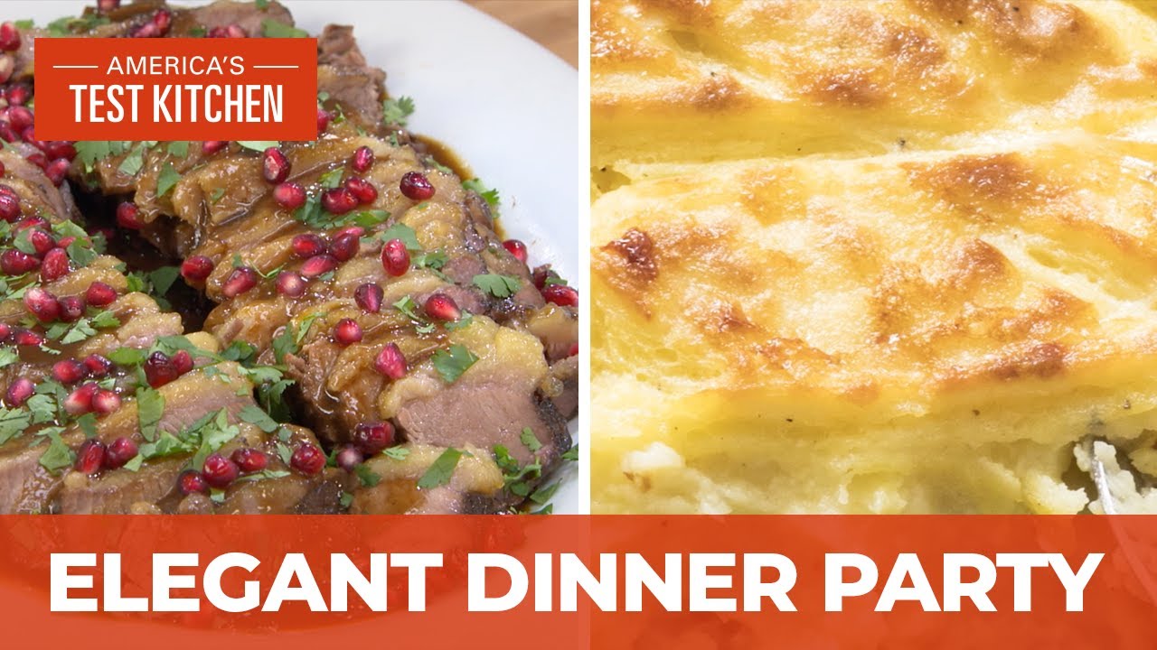 How To Make Braised Brisket With Pomegranate And Duchess Potato Casserole Youtube