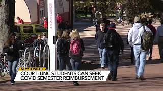 UNC students can seek COVID semester reimbursement, court rules