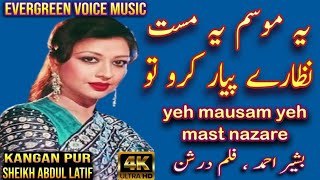 yah mausam yah mast nazare | Bashir Ahmad song | Urdu - Hindi song | remix song | jhankar song