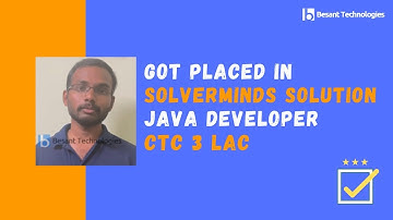 Java Training with 100% Placements | Besant Technologies Student Reviews | Get a IT Job in 90 days