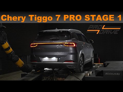 CHERY Tiggo 7 PRO 1.5 Stage 1 - настроили на СТЕНДЕ, добавили дополнительную мощность!